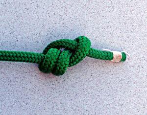 Finished Double Figure Eight Stopper Knot / Stevedore Knot