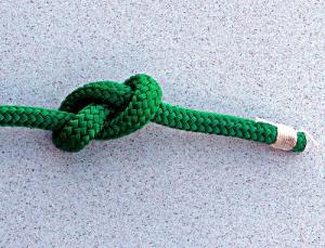 Finished Figure Eight Stopper Knot