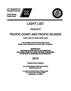2015 Light List Cover